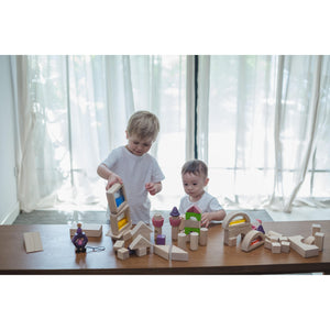 Natural Unit Blocks - 50 pieces-PlanToys-Modern Rascals
