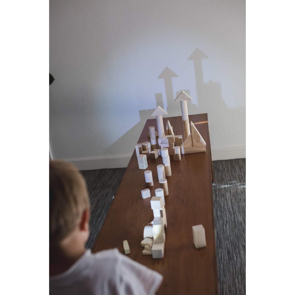 Natural Unit Blocks - 50 pieces-PlanToys-Modern Rascals