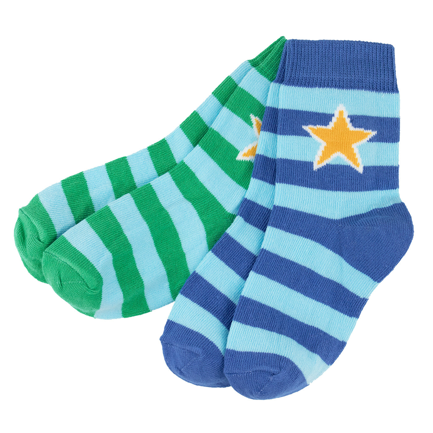 Nautic, Fern Socks Set - 2 Left Size 4-6 years-Villervalla-Modern Rascals