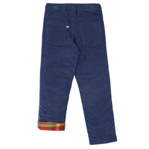 Navy Blue Callum Slim Cords-Frugi-Modern Rascals