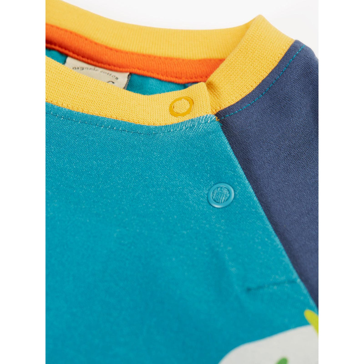 Navy Blue / Puffin Horizon Raglan Top - 2 Left Size 2-3 & 6-7 years-Frugi-Modern Rascals