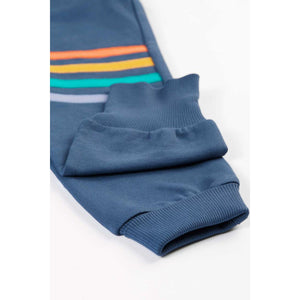 Navy Blue / Stripe Perrin Parsnip Joggers - 2 Left Size 2-3 & 3-4 years-Frugi-Modern Rascals