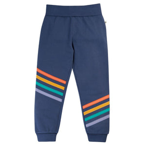 Navy Blue / Stripe Perrin Parsnip Joggers - 2 Left Size 2-3 & 3-4 years-Frugi-Modern Rascals