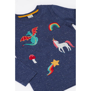Navy Nepp/Imagine Nila Nepp Top-Frugi-Modern Rascals