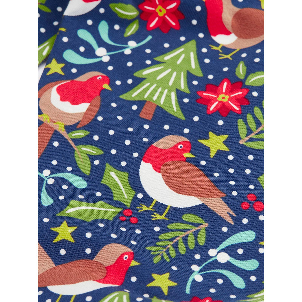 Navy/Robin Libby Leggings-Frugi-Modern Rascals