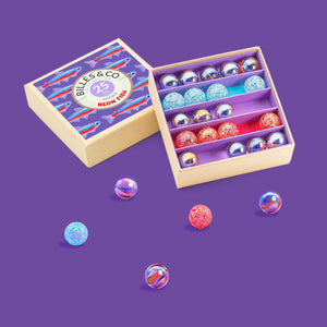 Neon Fish Marbles - Mini Box-Billes and Co-Modern Rascals