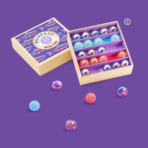 Neon Fish Marbles - Mini Box-Billes and Co-Modern Rascals