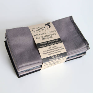 Not Paper - Towels - Charcoal-Colibri-Modern Rascals