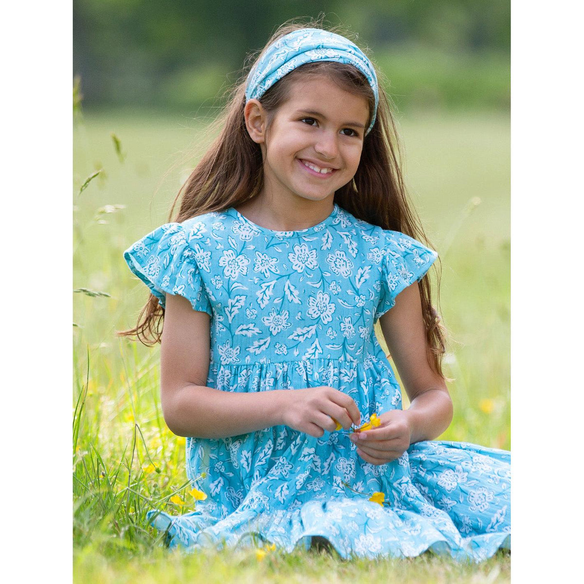 Ocean Bloom Short Sleeve Dress-Kite-Modern Rascals