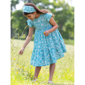 Ocean Bloom Short Sleeve Dress-Kite-Modern Rascals