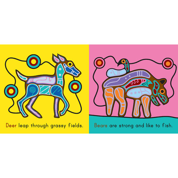 Ojibway Animals - Board Book-Native Northwest-Modern Rascals