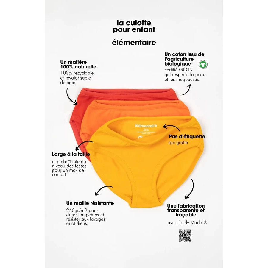 Olive Green Briefs - 2 Left Size 6-8 years-Elementaire Paris-Modern Rascals