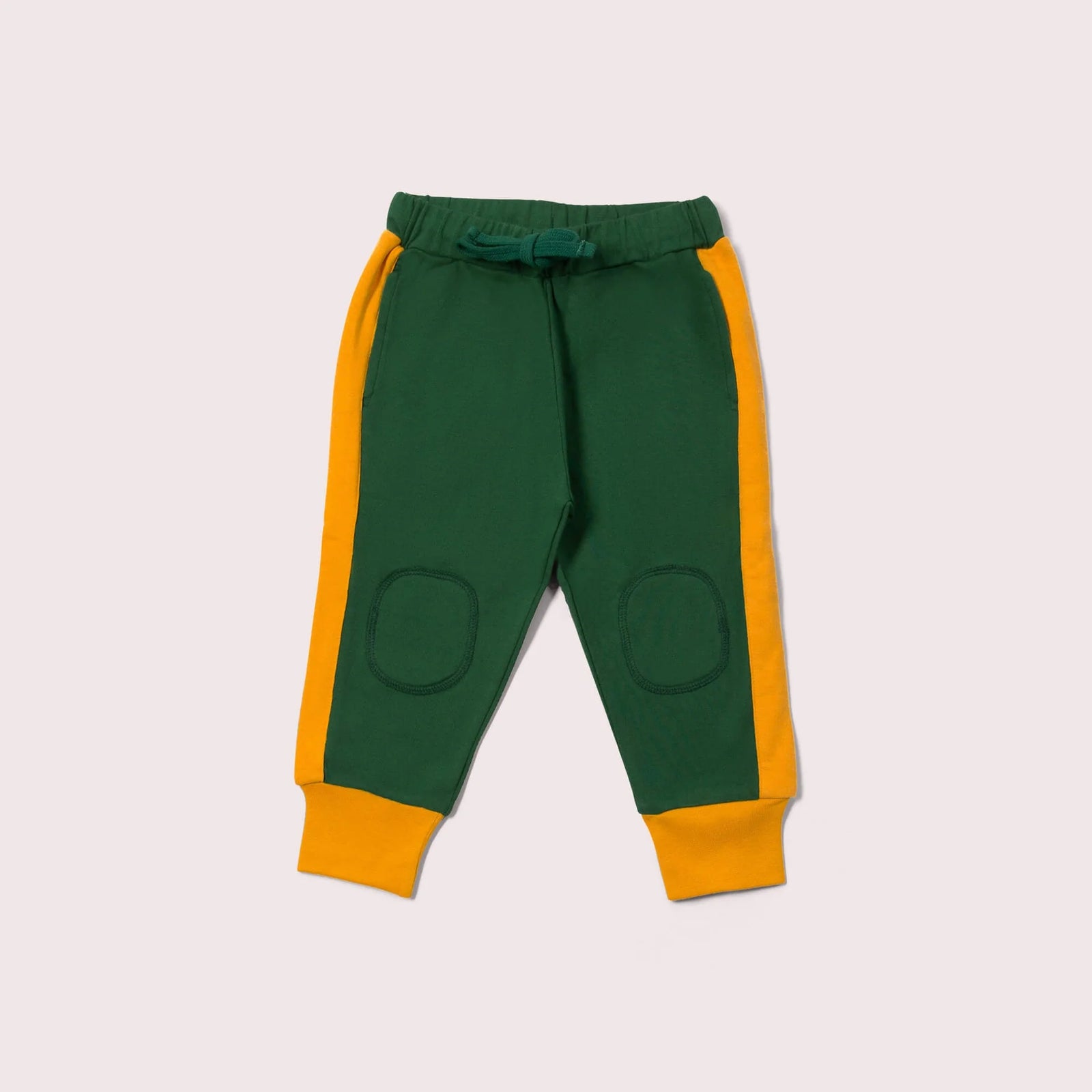 Olive Knee Patch Cozy Joggers-Little Green Radicals-Modern Rascals