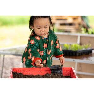 Orange Blooms Reversible Spring Jacket-Little Green Radicals-Modern Rascals