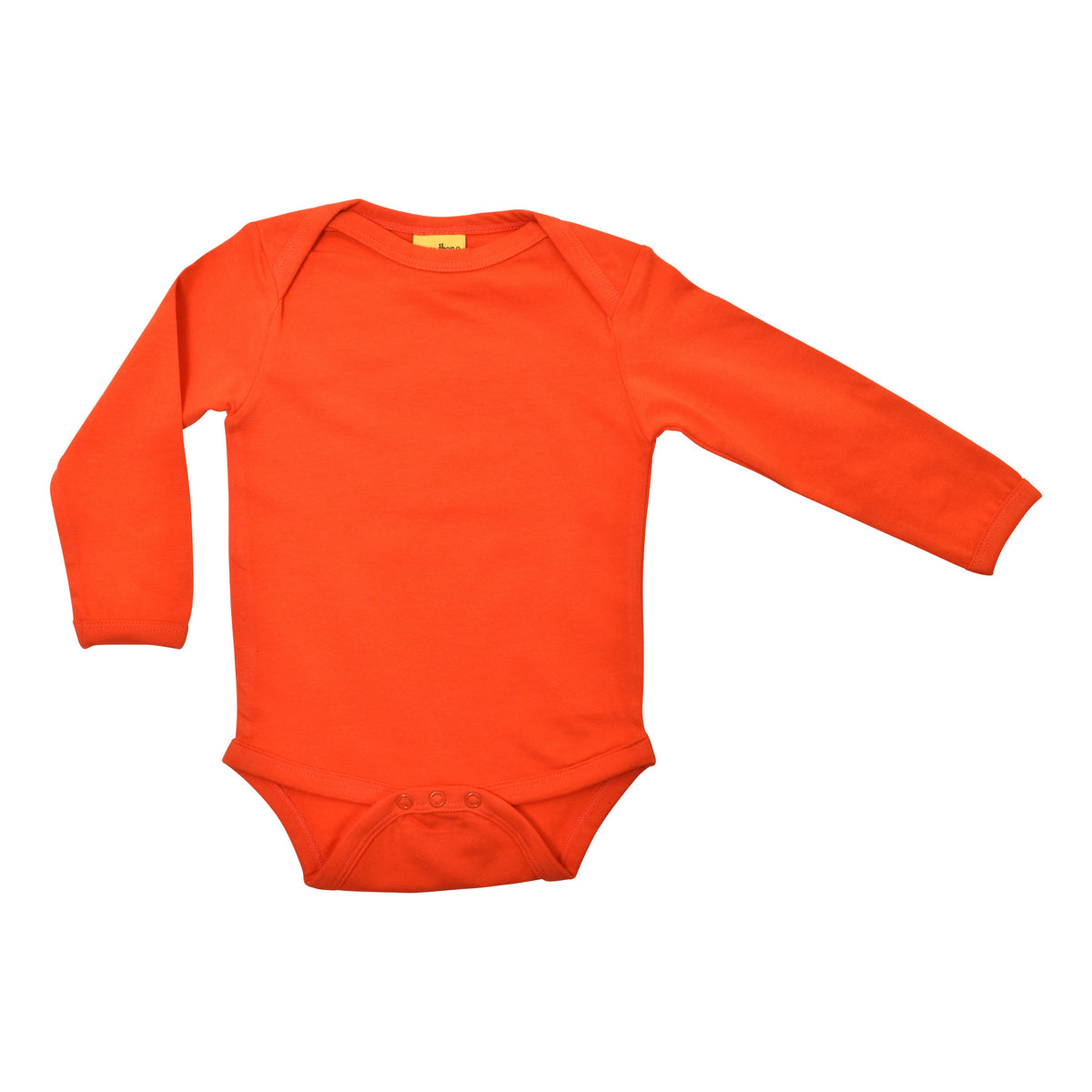 Orange Com Long Sleeve Onesie (these look RED in person)-More Than A Fling-Modern Rascals