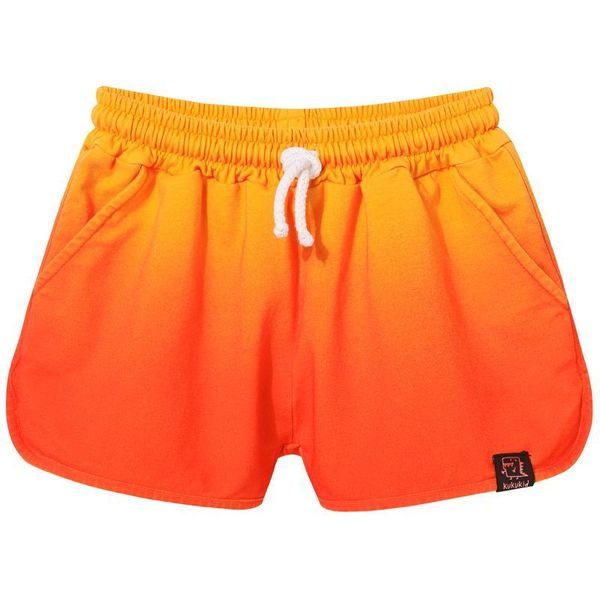 Orange Ombre 80's Shorts - 2 Left Size 2-4 & 4-6 years-KuKuKid-Modern Rascals