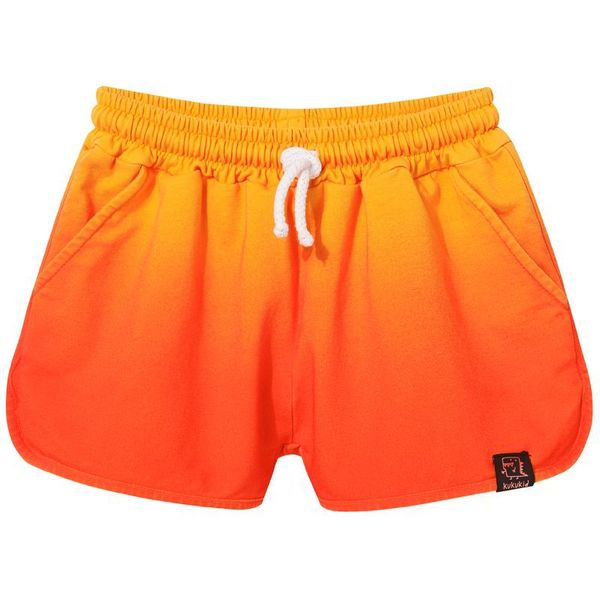Orange Ombre 80's Shorts-KuKuKid-Modern Rascals