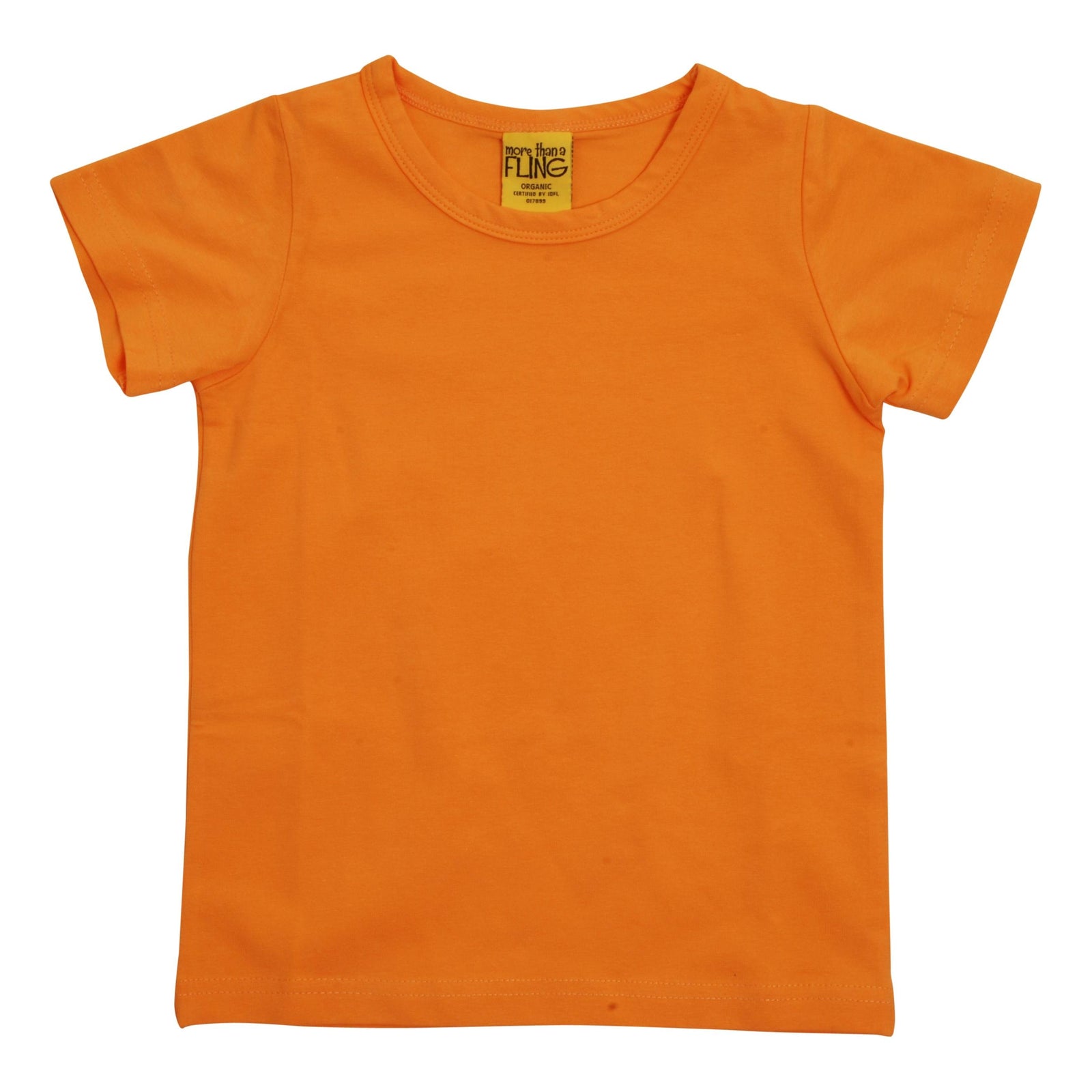 Orange Short Sleeve Shirt - 2 Left Size 10-12 & 12-14 years-More Than A Fling-Modern Rascals