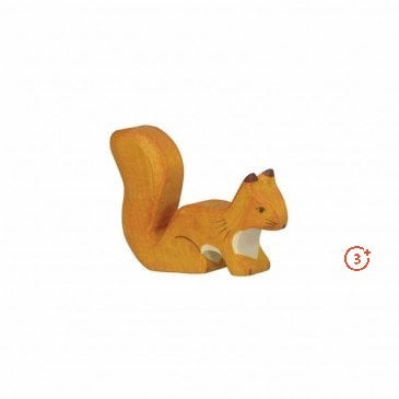Orange Squirrel-Holztiger-Modern Rascals