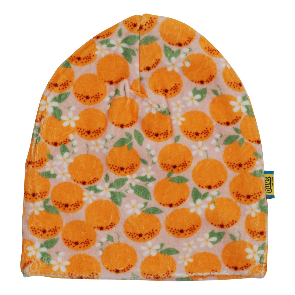 Oranges Velour Double Layer Hat - Pink - 1 Left Size 4-6 years-Duns Sweden-Modern Rascals