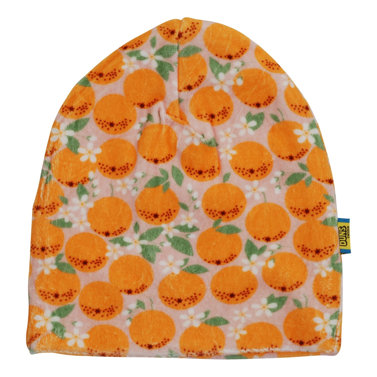 Oranges Velour Double Layer Hat - Pink - 2 Left Size 4-6 years-Duns Sweden-Modern Rascals