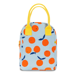 Oranges Zippered Lunch Bag-Fluf-Modern Rascals