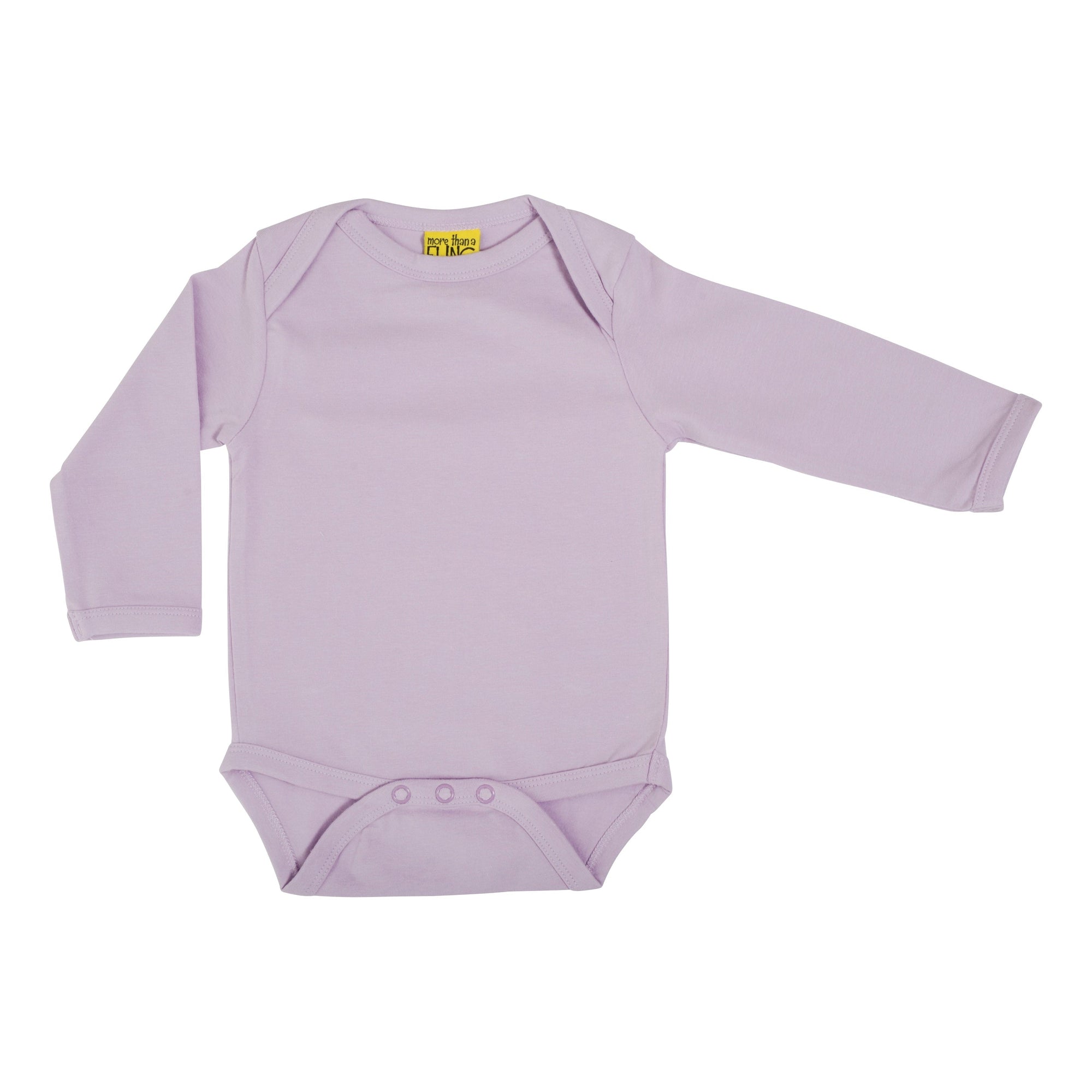 Orchid Bloom Long Sleeve Onesie - 2 Left Size 0-3 & 3-6 months-More Than A Fling-Modern Rascals