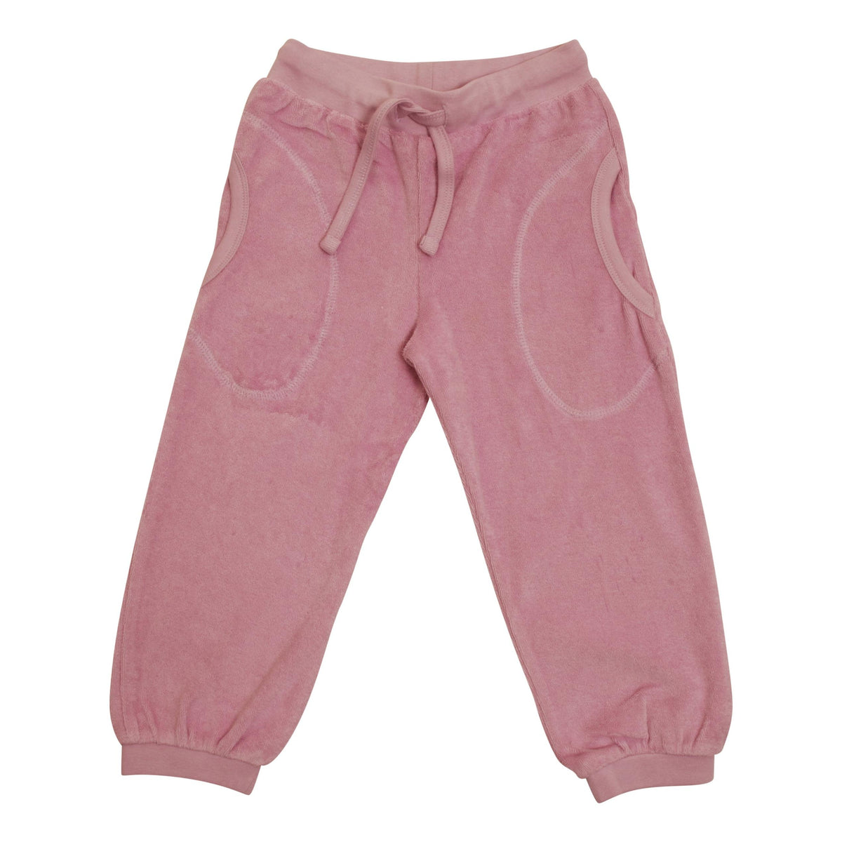 Orchid Bouquet Terry Trousers - 1 Left Size 9-12 months-Duns Sweden-Modern Rascals