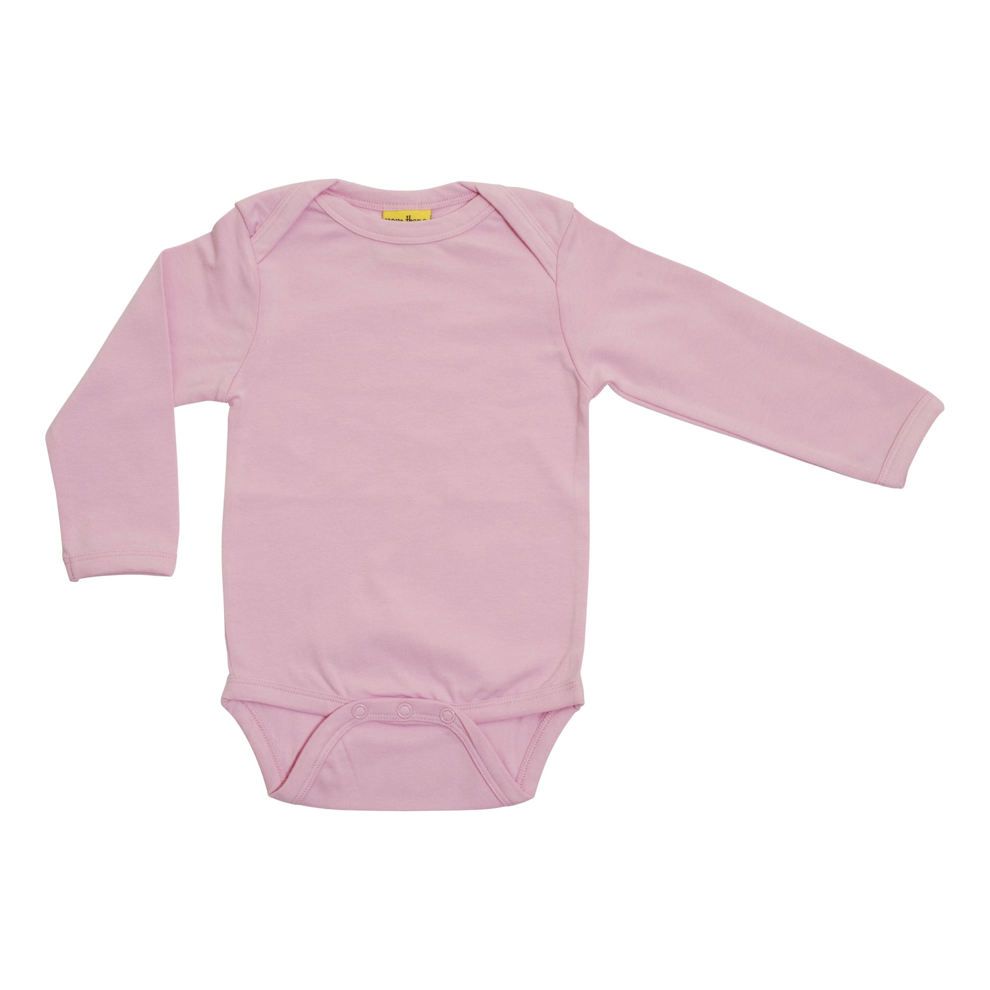 Orchid Pink Long Sleeve Onesie-More Than A Fling-Modern Rascals