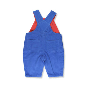 Organic Blue Corduroy Dungarees-Toby Tiger-Modern Rascals