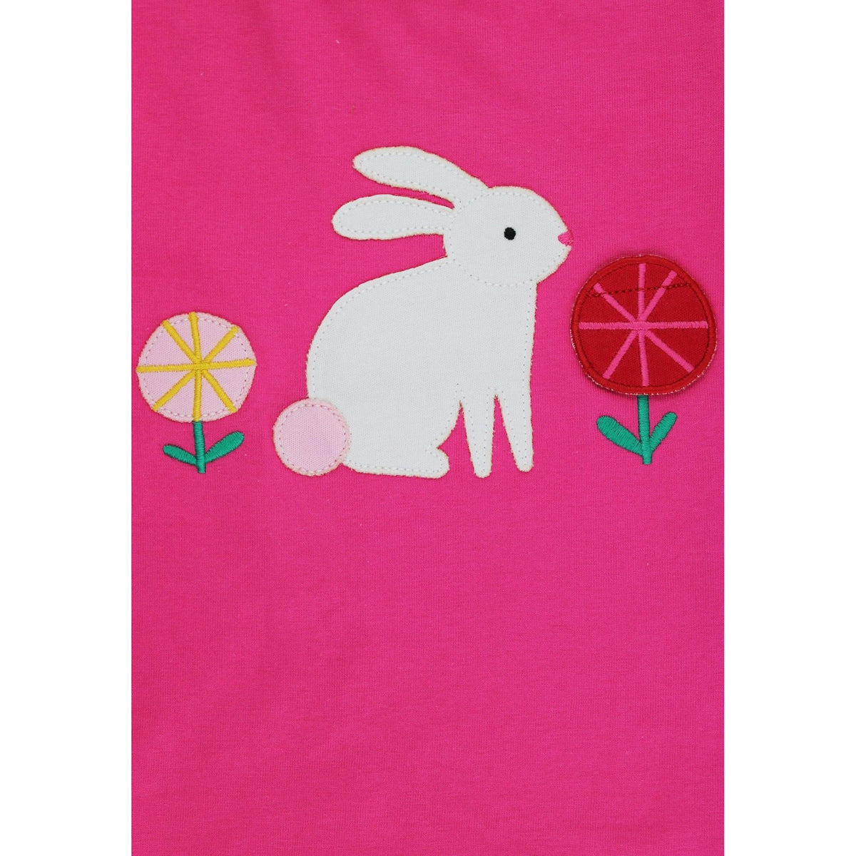 Organic Bunny Applique Lift the Flap Short Sleeve Shirt-Toby Tiger-Modern Rascals