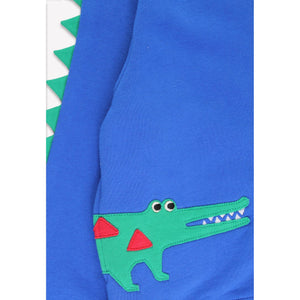 Organic Crocodile Applique Hoodie-Toby Tiger-Modern Rascals