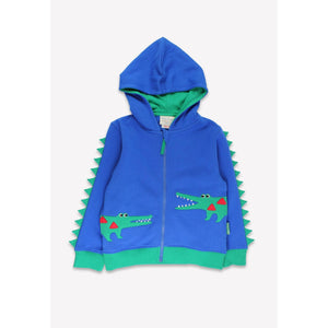 Organic Crocodile Applique Hoodie-Toby Tiger-Modern Rascals