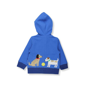 Organic Dog Applique Hoodie-Toby Tiger-Modern Rascals
