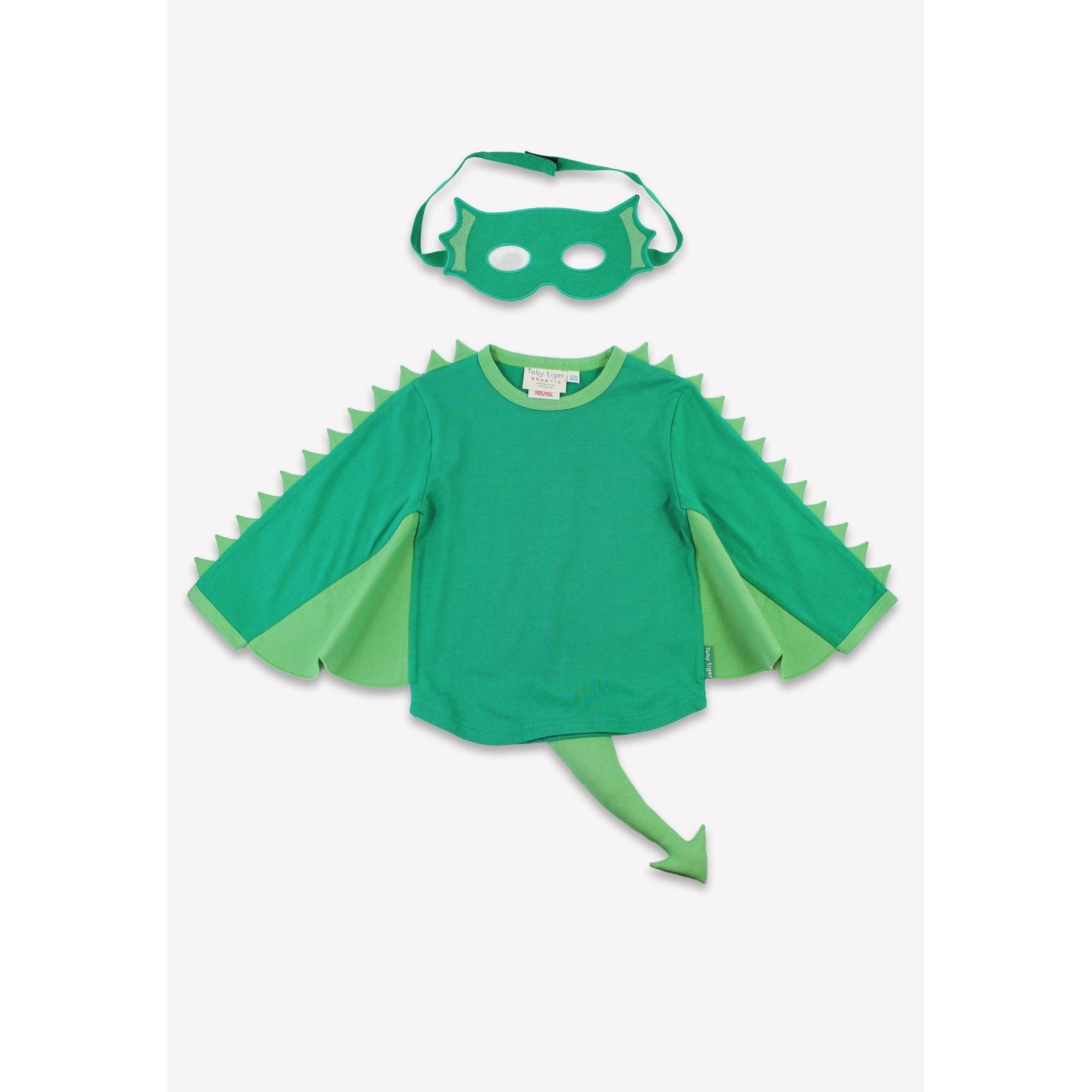 Organic Dragon Shirt and Mask Set-Toby Tiger-Modern Rascals