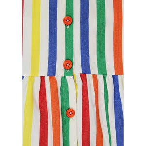Organic Happy Stripe Woven Dress - 2 Left Size 2-3 & 7-8 years-Toby Tiger-Modern Rascals