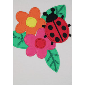Organic Ladybird Applique Short Sleeved Shirt - 2 Left Size 2-3 & 5-6 years-Toby Tiger-Modern Rascals