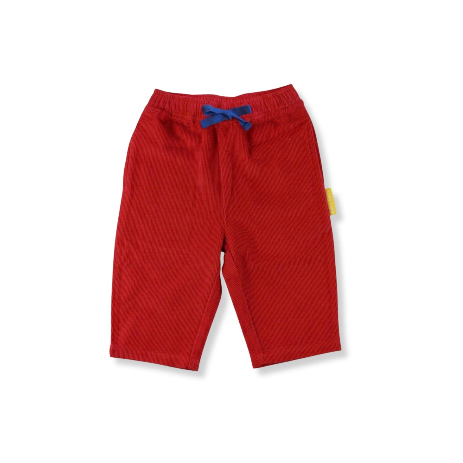 Organic Red Corduroy Trousers-Toby Tiger-Modern Rascals