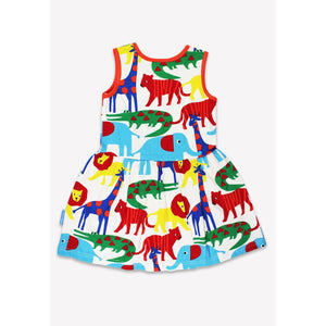Organic Safari Print Summer Dress-Toby Tiger-Modern Rascals