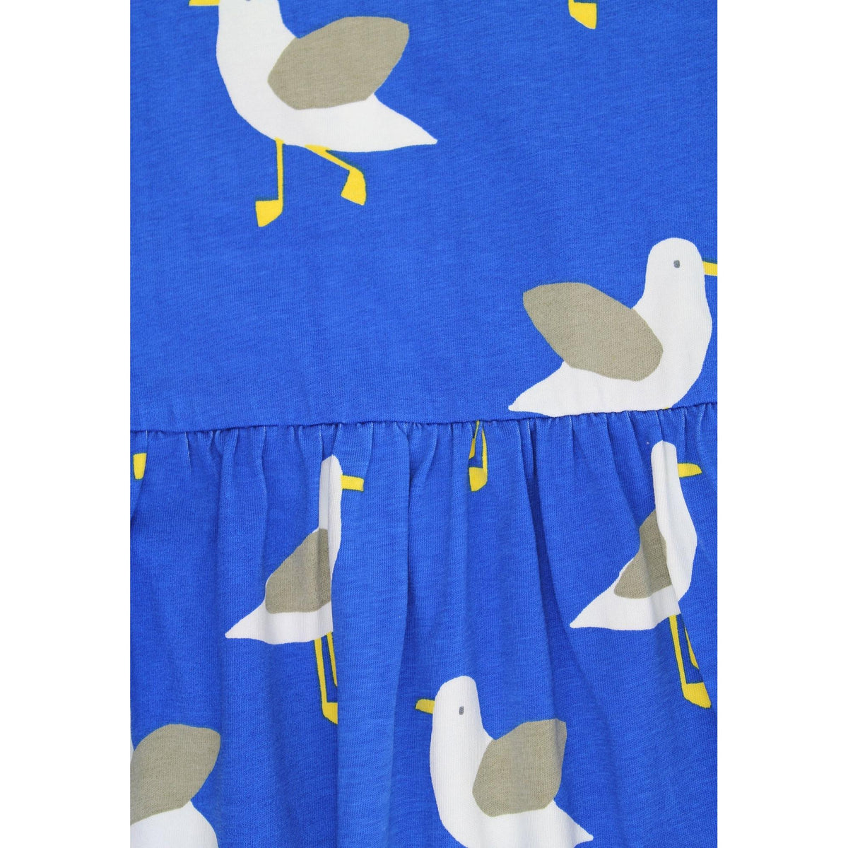 Organic Seagull Harbour Print Summer Dress - 1 Left Size 7-8 years-Toby Tiger-Modern Rascals