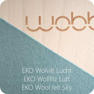 Original Wobbel Board with Sky Wool Felt-Wobbel-Modern Rascals