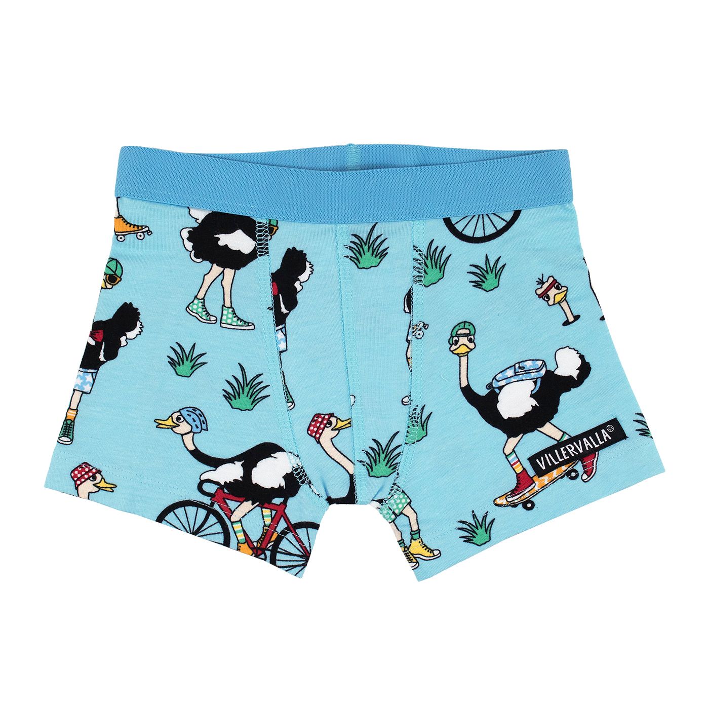 Ostrich Boxers - Light Bay - 2 Left Size 4-6 years-Villervalla-Modern Rascals