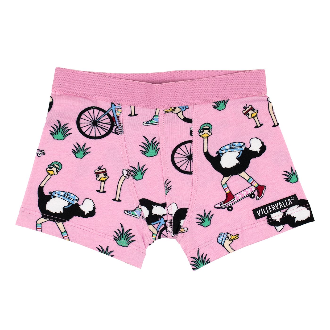 Ostrich Boxers - Light Blossom - 1 Left Size 4-6 years-Villervalla-Modern Rascals