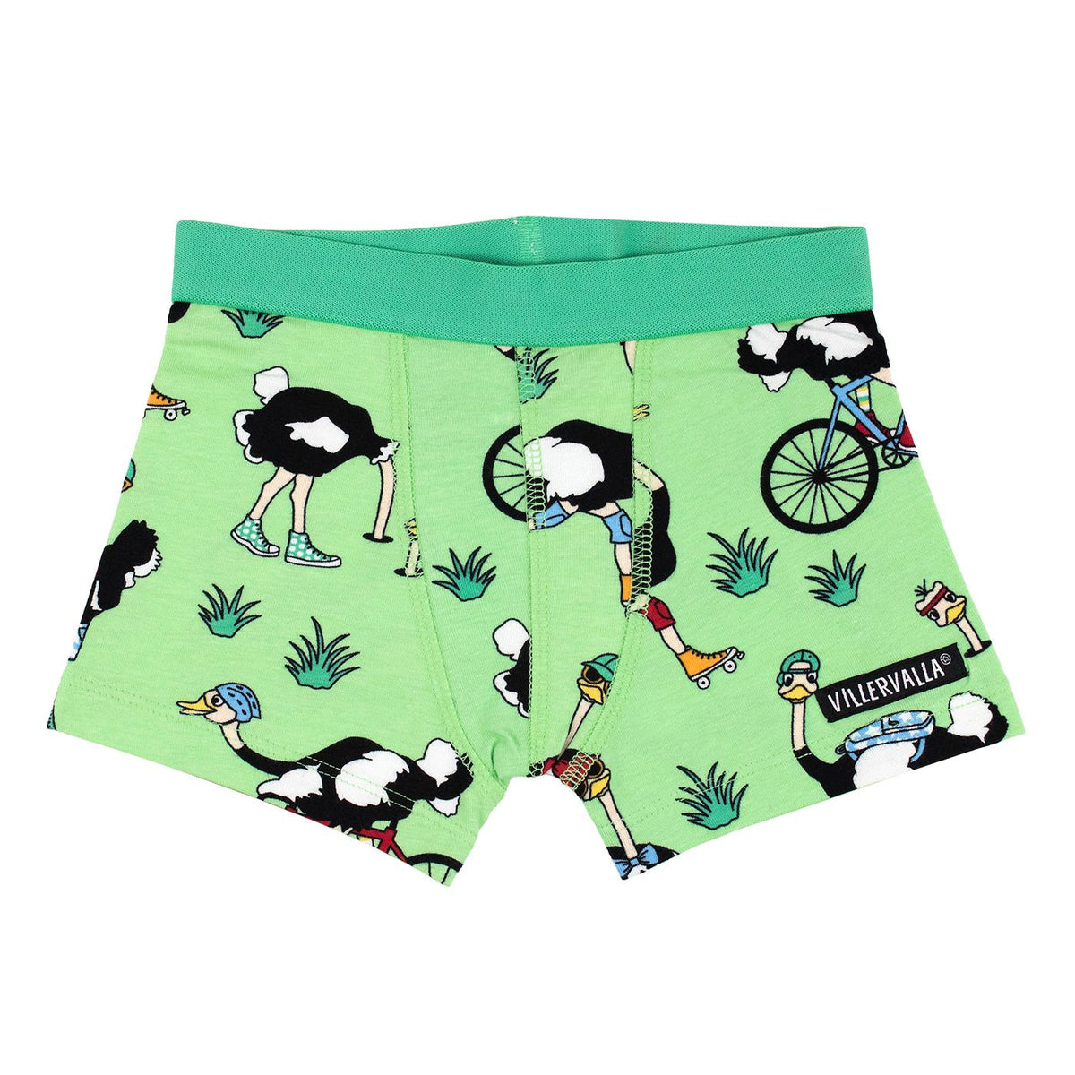 Ostrich Boxers - Light Fern - 1 Left Size 4-6 years-Villervalla-Modern Rascals