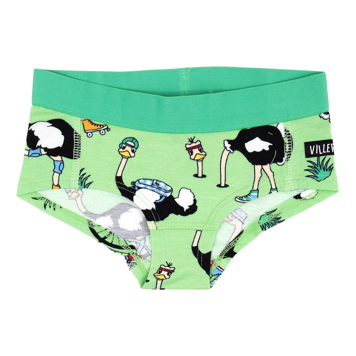 Ostrich Briefs - Light Fern - 2 Left Size 2-4 & 6-8 years-Villervalla-Modern Rascals