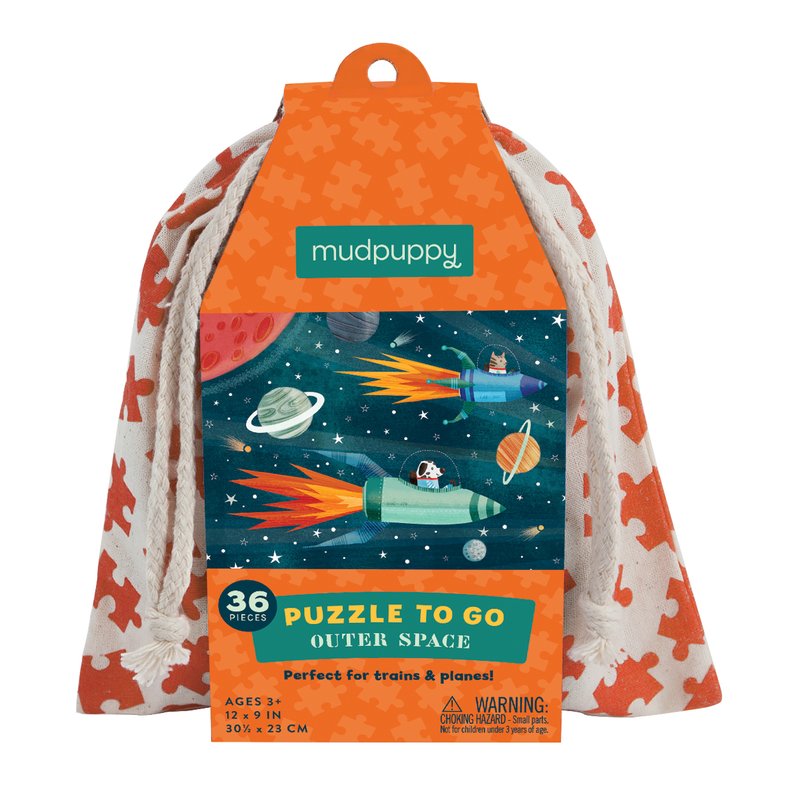 Outer Space Puzzle To Go-Mudpuppy-Modern Rascals