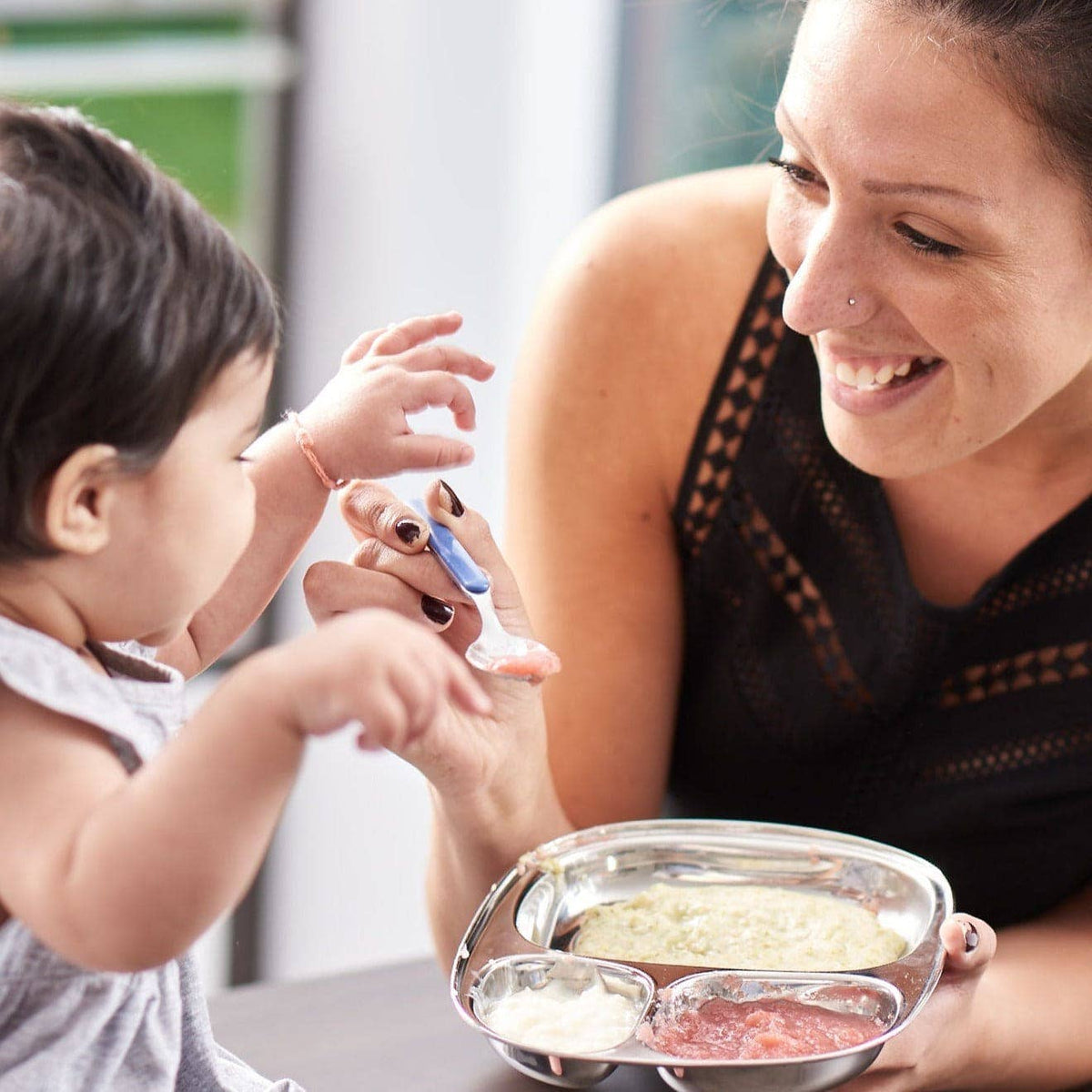 Oval Section plate - small-Dalcini Stainless-Modern Rascals