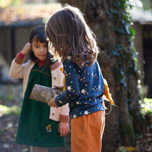 Over The Moon Long Sleeve Shirt - 1 Left Size 2-3 years-Little Green Radicals-Modern Rascals