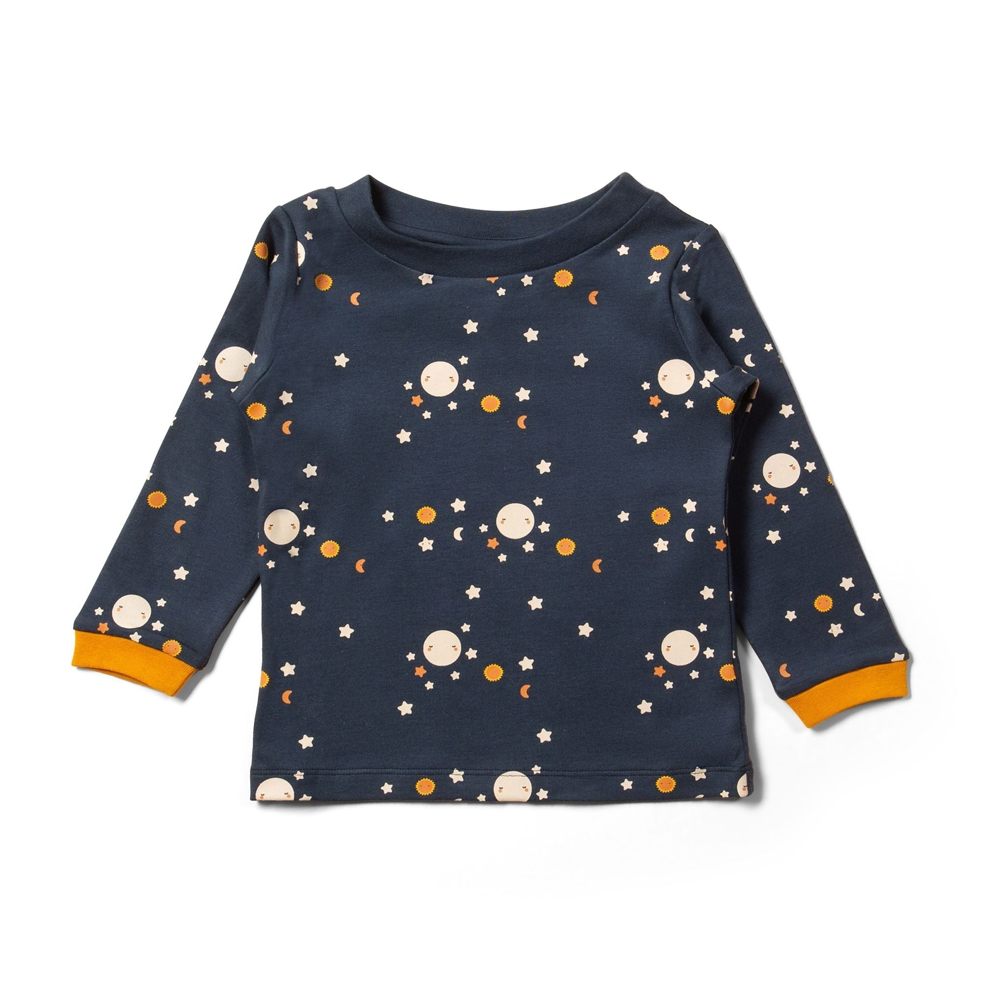 Over The Moon Long Sleeve Shirt - 1 Left Size 2-3 years-Little Green Radicals-Modern Rascals