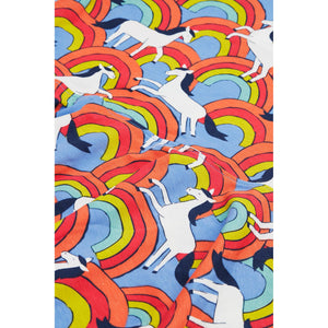 Over The Rainbow Spring Skater Dress - 2 Left Size 8-9 & 9-10 years-Frugi-Modern Rascals